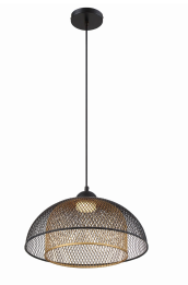 Eurofase Lighting 35945-017 LED Kenmore 16 inch Pendant Ceiling Light Black Finish