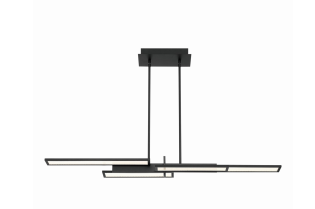 Eurofase Lighting 37062-019 LED Bayswater 8 inch Chandelier Ceiling Light Matte Black Finish