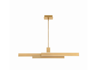 Eurofase Lighting 37064-020 LED Cameno 4 inch Chandelier Ceiling Light Vb Gold Finish