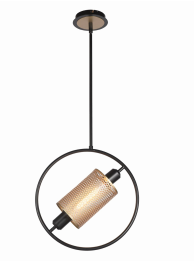 Eurofase Lighting 37108-014 LED Seamore 1 Light 5 inch Pendant Ceiling Light Small Black Finish