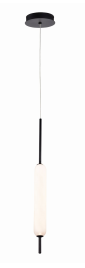 Eurofase Lighting 37237-011 LED Cumberland 5 inch Pendant Ceiling Light Black Finish