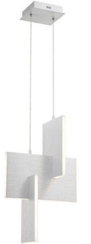 Eurofase Lighting 37347-035 LED Coburg 1 Light, Width 8 inch Pendant Ceiling Light Aluminium Finish