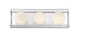 Eurofase Lighting 39335-029 LED Rover 3 Light Vanity Wall Light Chrome Finish