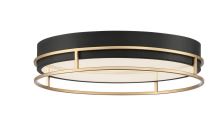Eurofase Lighting 39408-013 LED Grafice 18 Inch Flush Mount Ceiling Light Gold Finish