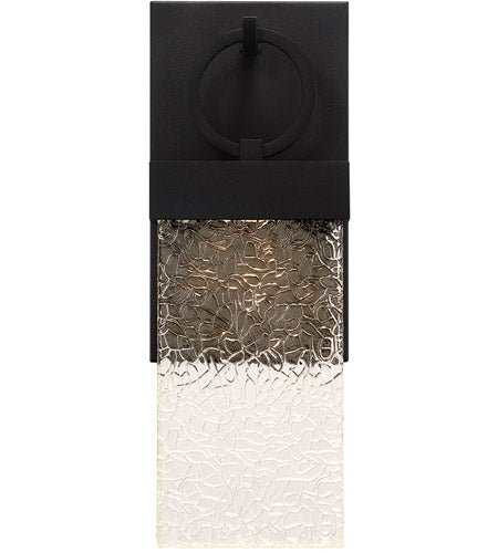 Eurofase Lighting 41905-012, Vasso 1 Light 20 inch Satin Black Outdoor Wall Sconce