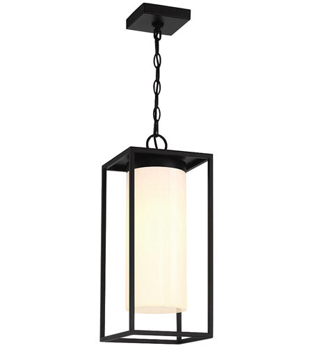 Eurofase Lighting 41964-019 Ren 1 Light 8 inch Satin Black Outdoor Pendant