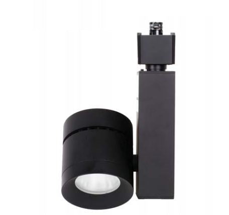 Core Lighting CTL420-L2-27K-BK-WF-LT, 16W Optics 45 Wide, Lightolier Type 1200 Lumens LED Track Head Color Temperature 2700K Black Finish