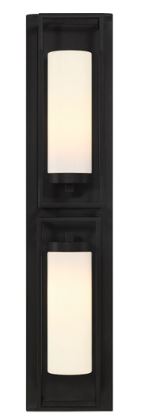 Eurofase Lighting 42732-013 LED Ren 2 Light 36 inch Outdoor Wall Sconce Light Satin Black Finish