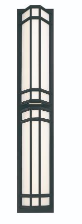 Eurofase Lighting 42734-017 LED Monte 2 Light 45 inch Outdoor Wall Sconce Light Satin Black Finish