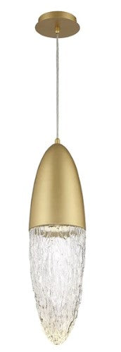 Eurofase Lighting 43857-037 Ecrou 1 Light 6.50 inch Pendant Ceiling Light Gold Finish
