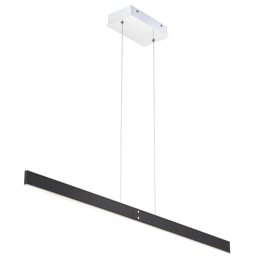 Eurofase Lighting 44298-012 Verdura 1 Light 0.50 inch Chandelier Ceiling Light Black Finish