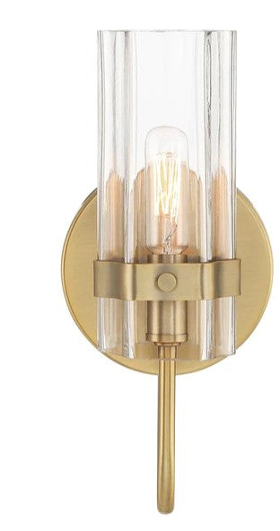 Eurofase Lighting 45461-019 Brook 1 Light 4.75 inch LED Bath Vanity Wall Light, Brass Finish