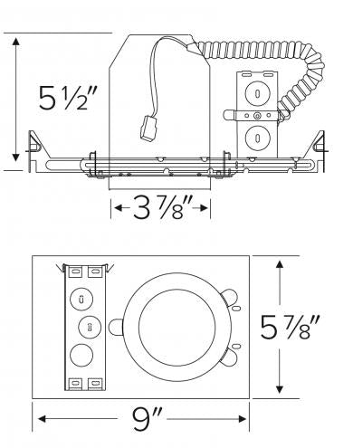 ELCO Lighting E3LCXXX 850 Lumens 3″ IC Airtight Single Wall Housing with Driver - BuyRite Electric
