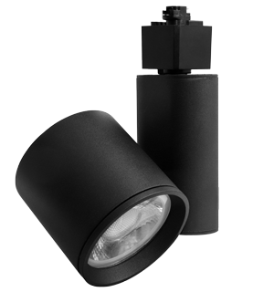 ELCO Lighting ET621CT3DB LED Gordian Track Fixture 40W 3000K, 3500K, 4000K 3050 lm 120V Black Finish