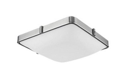 Kuzco Lighting 501103-LED Templeton 9.5 Inch Square Flush Mount LED, Brushed Nickel Finish