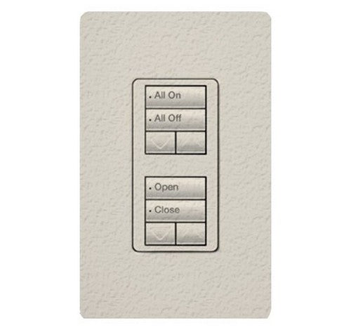 Lutron RRD-W2RLD RadioRA 2 Wall-mount Designer keypad dual group 2-button with dual raise/lower 120 VAC