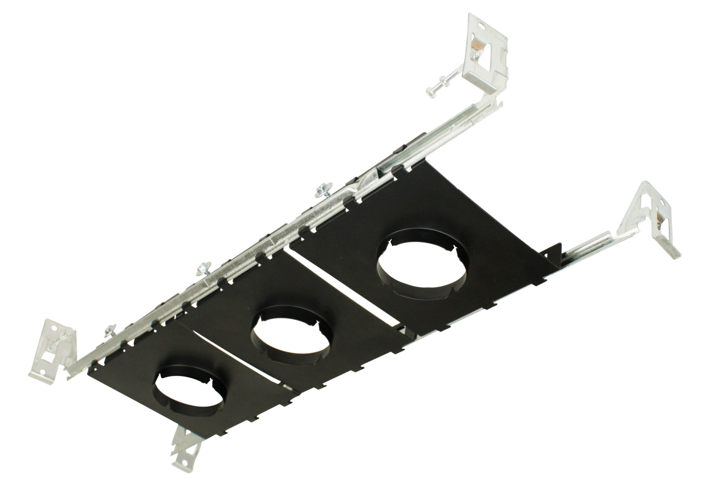 ELCO Lighting E2LF1-M3 New Construction Multiple Frame for Teak Recessed Multiple Cutout Plaster Frame 3 Set- BuyRite Electric