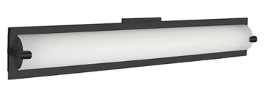 Kuzco Lighting 601001BK-LED Lighthouse Vanity Wall Light Black Finish