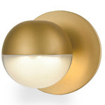Kuzco Lighting WS47305-BG LED Pluto Wall Light 120V Brushed Gold Finish