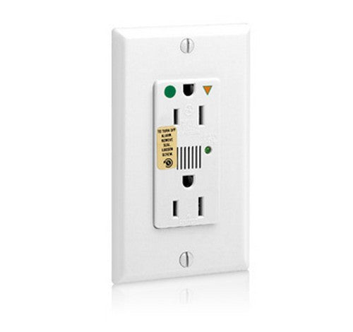 Leviton 8280 Decora Plus Surge Protective Isolated Ground Duplex Receptacle Outlet 125V AC WH - BuyRite Electric