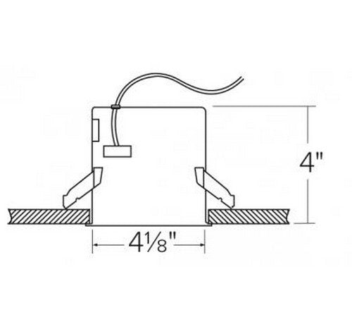 ELCO Lighting E400 4 Inch Housing for Remote Transformer for MR16 Bi-Pin 2- BuyRite Electric