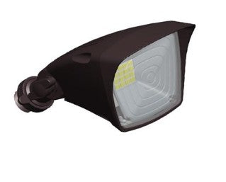 Westgate FLH-10W-50K-BR 10 Watt LED Weatherproof Square Flood Head Light Bronze Finish 5000K 120-277V