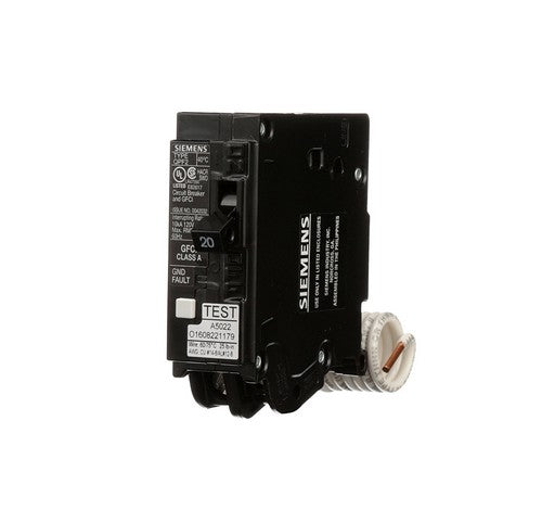 Siemens QF120A 20 Amp Single-Pole GFCI Circuit Breaker 120V - BuyRite Electric