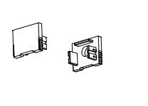 Core Lighting ALP20-EC-WH Surface Mount Profile LED Tape Channel With Two End Caps White Finish