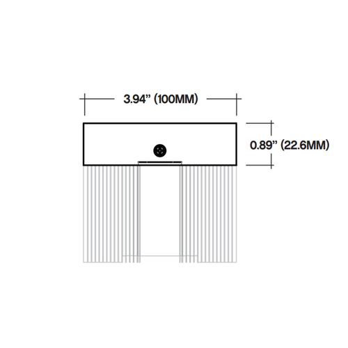 Core Lighting ALP2100TL-EC End Cap for Trimless Profile
