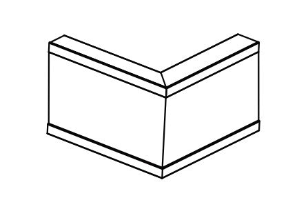 Core Lighting ALP210RN-L90W Recessed Mount LED Profile L connector