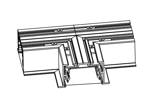 Core Lighting ALP210RN-T90 Recessed Mount LED Profile T connector