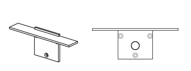 Core Lighting ALP2300TL-EC 1 Inches Wide Aperture Trimless LED Profile