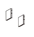 Core Lighting ALP230N-EC Surface / Suspended / Recessed LED Profile With Two End Caps