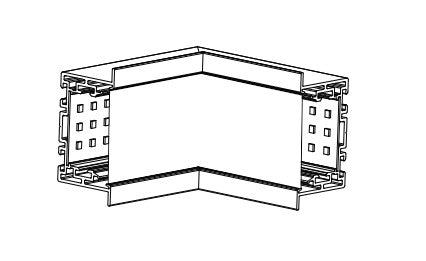 Core Lighting ALP330RN-L90N Recessed Mount LED Profile L connector