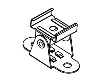 Core Lighting ALP70-BKT-ADJ Surface Mount LED Profile Adjustable Bracket