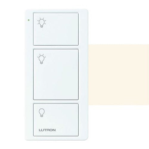 Lutron PJ2-3B-TBI-L01 LED Lutron Pico Wireless Control - 3-Button Biscuit Finish