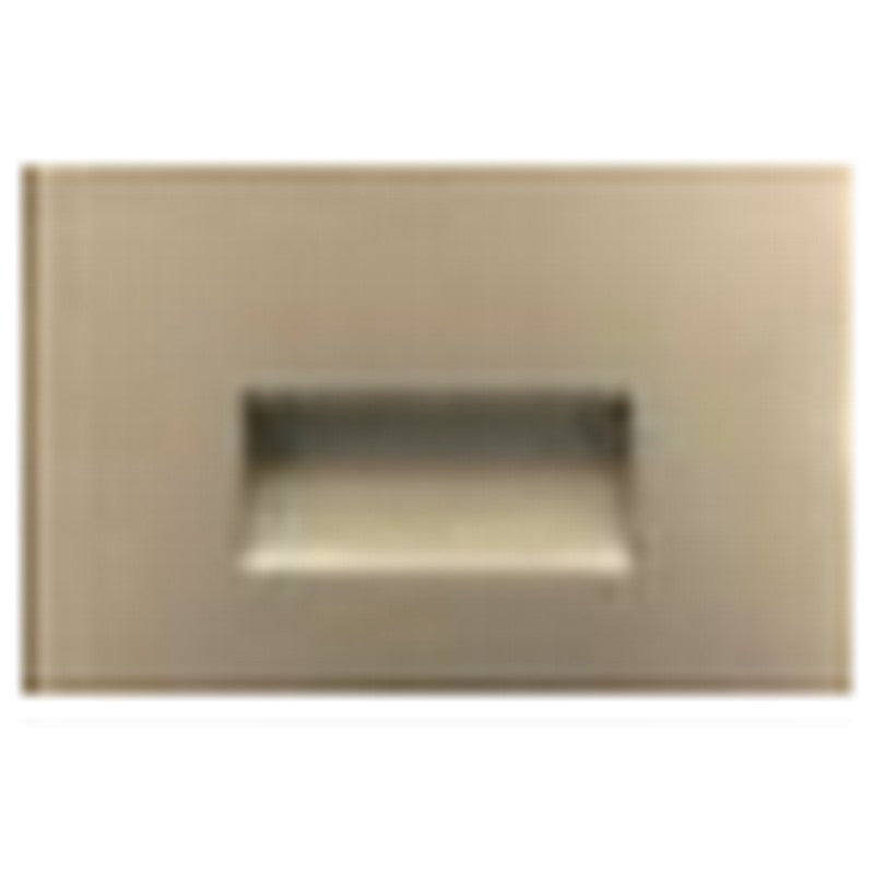Westgate SLT-A-BN Precision-Cast Aluminum Step Light Face Plate Brushed Nickel Finish