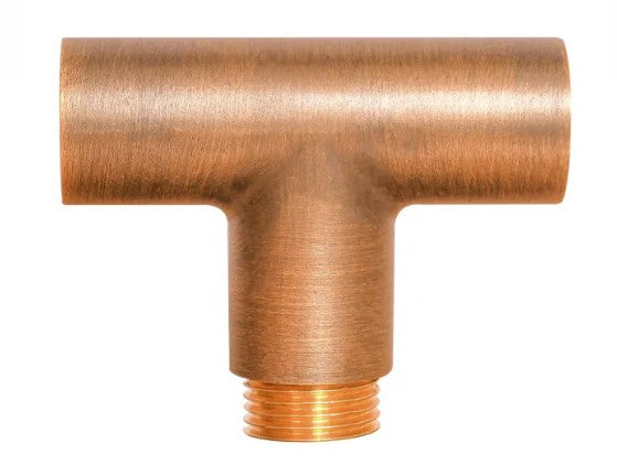 ABBA Lighting USA BRT1-NB T Bar Coupling Heavy Duty Cast Natural Brass Finish