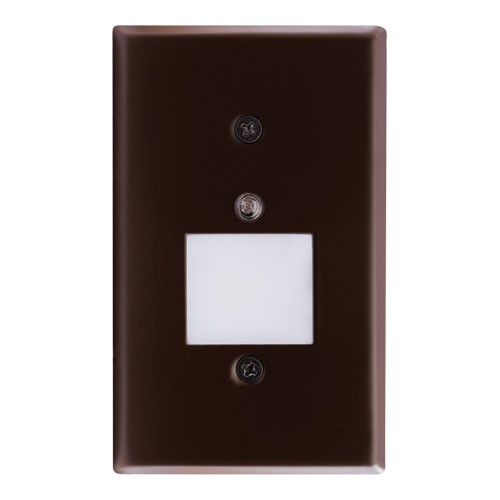 ELCO Lighting ELST69BZ Mini Photocell LED Step Light with Frosted Acrylic Lens 0.75W 3000K 50 lm 120V Bronze Finish | BuyRite Electric