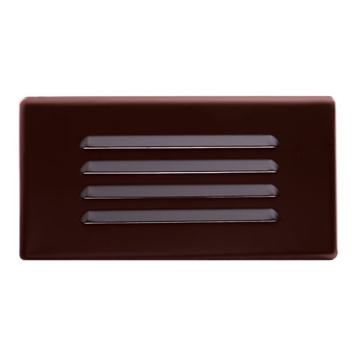 ELCO Lighting ELST21BZ LED Step Light with Angled Louver 2W 3000K 120V Bronze Finish | BuyRite Electric