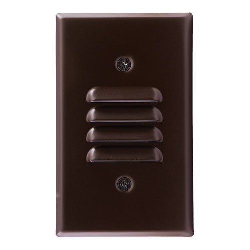 ELCO Lighting ELST74BZ Mini LED Step Light with Angled Louver 0.8W 3000K 12V Bronze Finish | BuyRite Electric