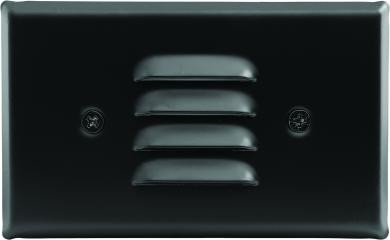 ELCO Lighting ELST65B Mini LED Step Light with Angled Louver 0.8W 3000K 120V Black Finish | BuyRite Electric