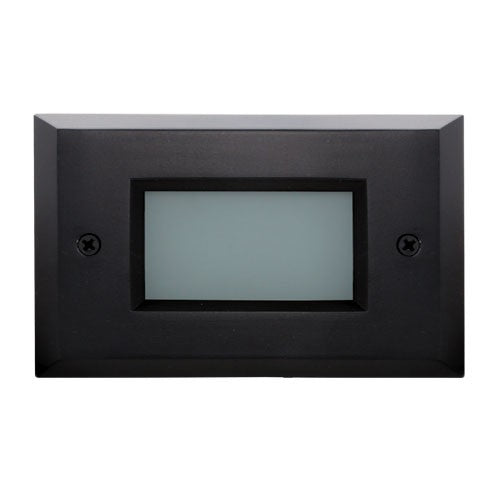 ELCO Lighting ELST9540B Mini LED Step Light with Open Faceplate 2W 4000K 120V Black Finish | BuyRite Electric