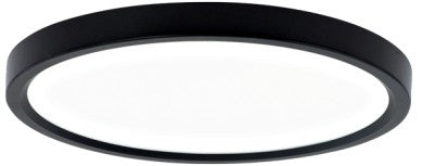 ELCO Lighting ELSP1230B 12 Inch Round Sky Panel 3000K 1450 lm 120V Black Finish