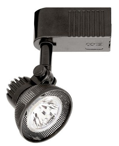 ELCO Lighting ET534-75B Electronic Low Voltage Clasp Track Fixture 50W 12V All Black Finish