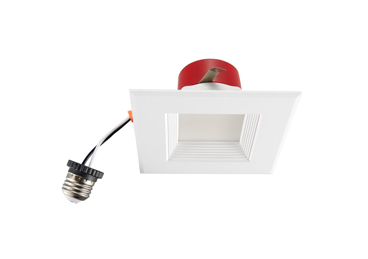 Lighting Spot 26 LSJ-D724-CCT-B 4" Selectable CCT Dimmable LED Recessed Baffle, White Finish