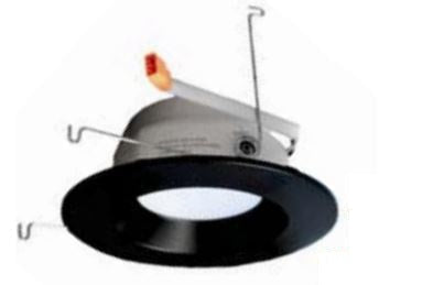 EnvisionLED LED-ADL-5/6-15W-50K-BL/WH-BFL LED Baffle 5/6 Inch ADL Downlight, 5000K Single CCT Black / White Finish
