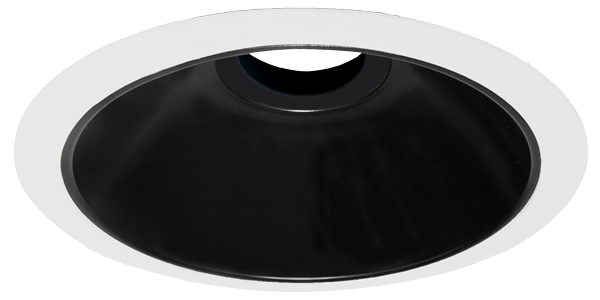 Elco Lighting ELK610BW Flexa™ 6 Inch Round Reflector for Koto™ Module with Black Reflector w/White Ring