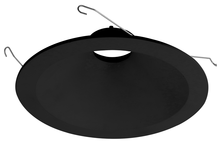 Elco Lighting ELK6418BB 6 Inch Pex™ Round Reflector Trim for Koto Module All Black Finish