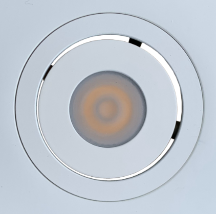 ABBA Lighting USA CB06-WH-5K Dimmable LED Puck Light, Color Temperature 5000K, Finish White